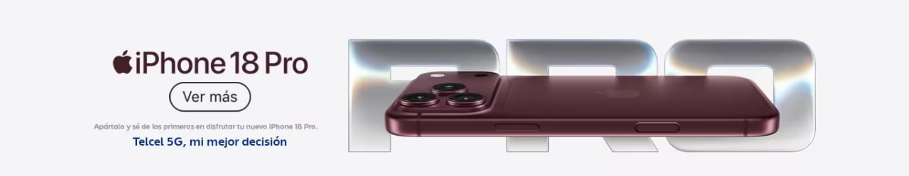 Promoción iPhone 18 Pro - Telcel 5G